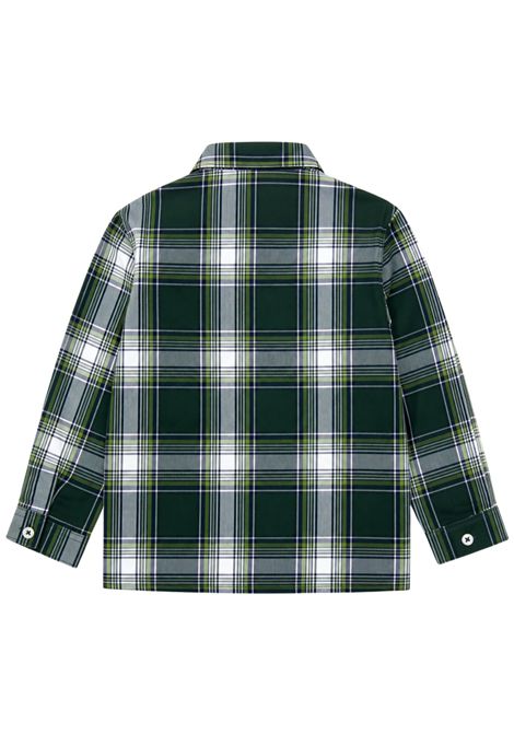 Camicia neonato verde in cotone Manuel Ritz | MR4486VERDE